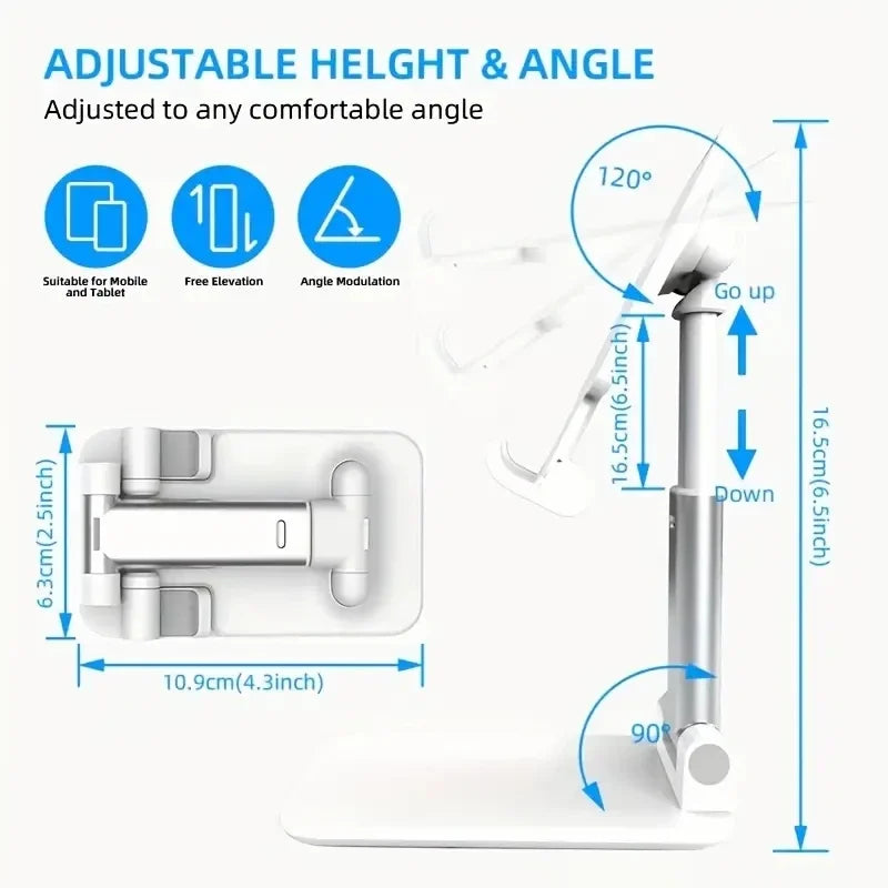 Foldable Desktop Phone & Tablet Stand – Universal Adjustable Holder Phone & Tablet Stand SPOT