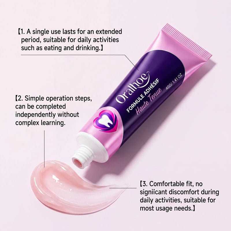 Silicone Denture Adhesive Cushion – Daily Stabilizing Pad Denture Adhesive Cushion SPOT