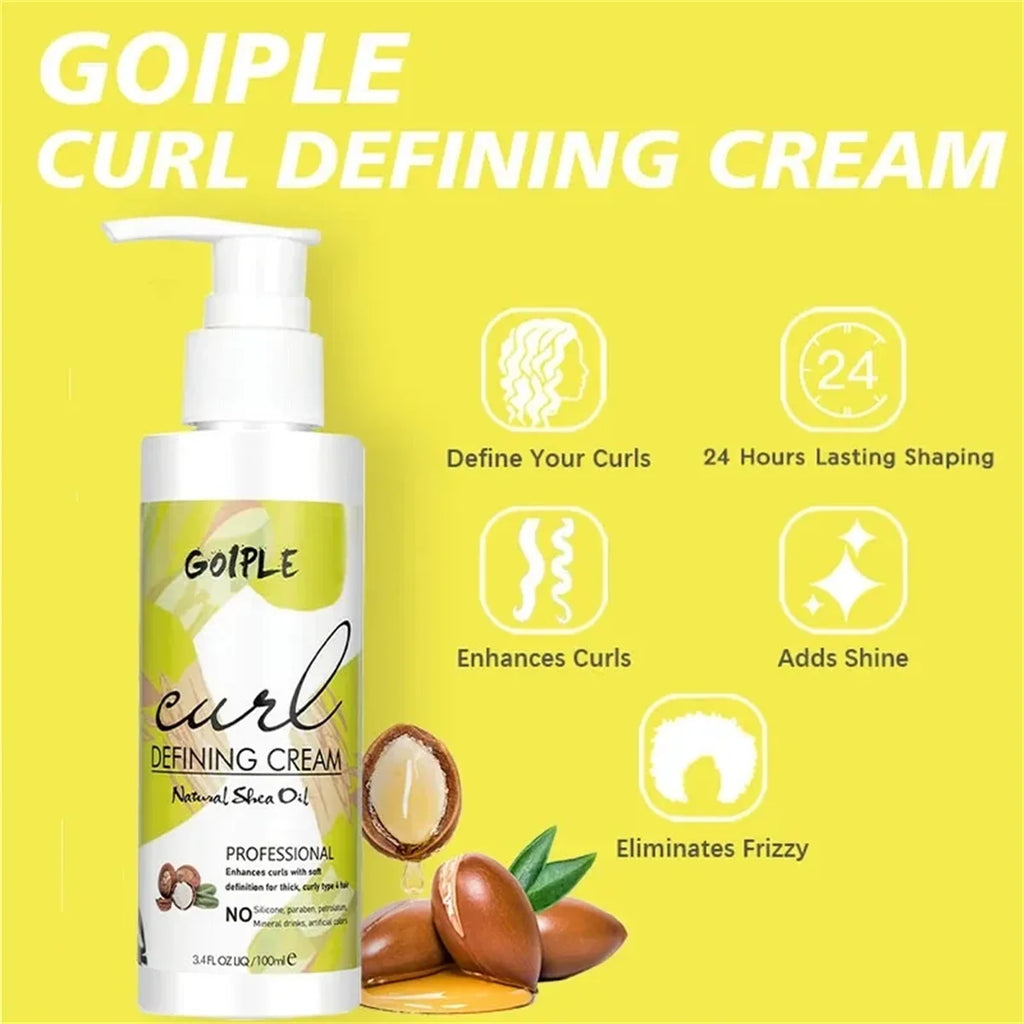 Goiple Curl Defining Cream – Frizz Control & Curl Enhancer Kit Curl Styling Cream SPOT