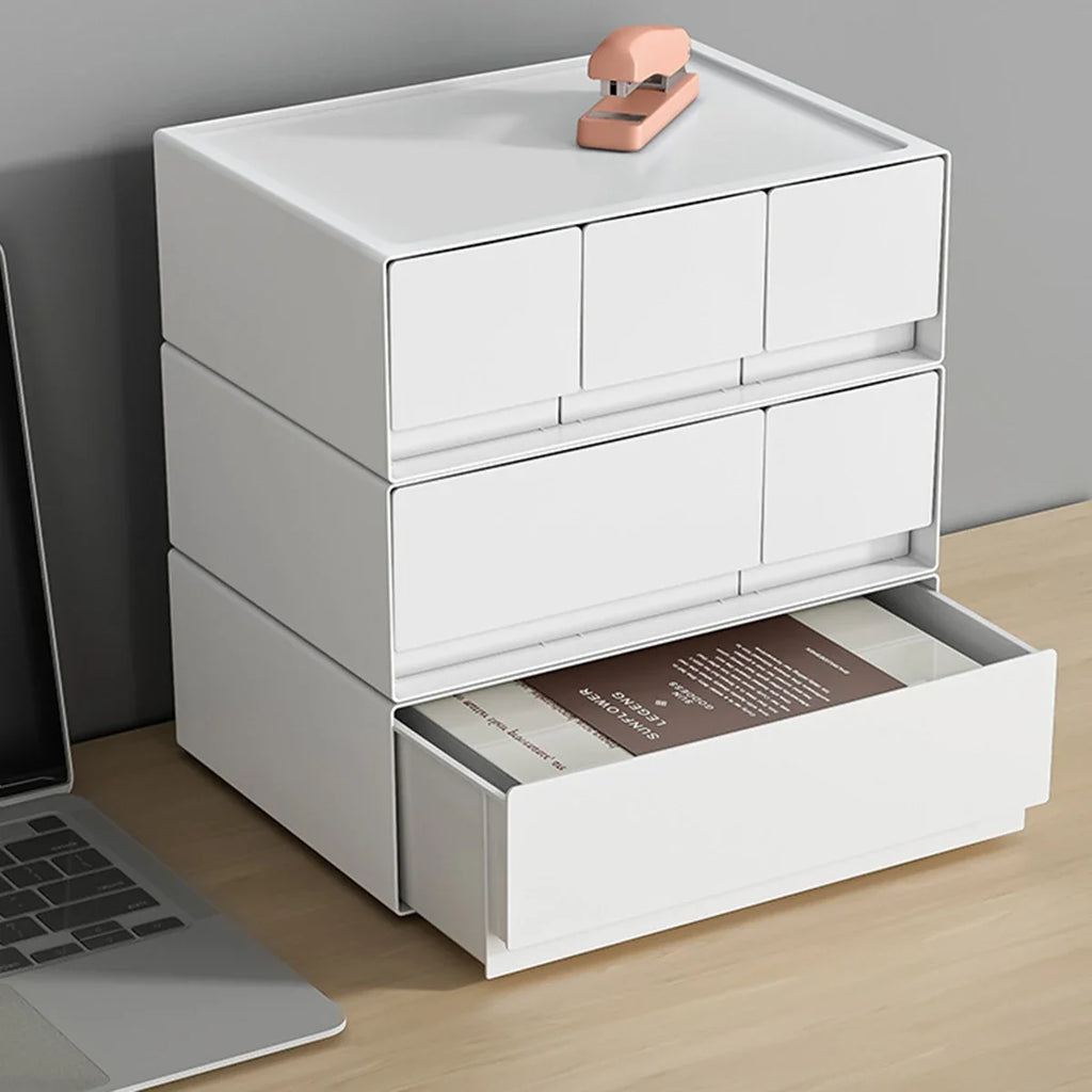 Stackable Desktop Drawer Organizer – Multi-Layer Storage Box Drawer Desk Organizer SPOT