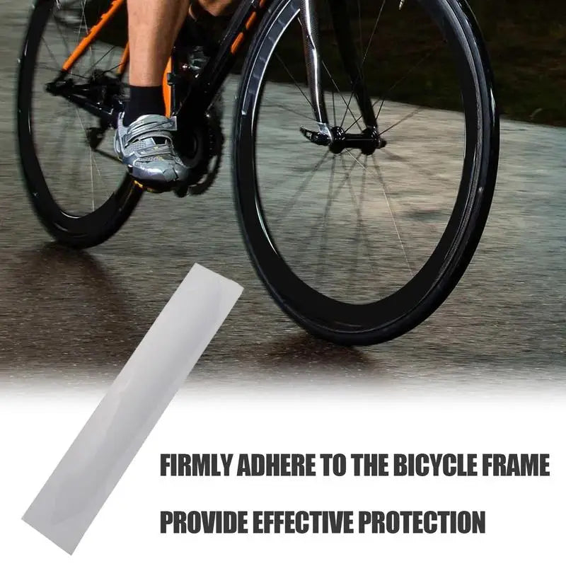 Clear Bike Chainstay Protector – Adhesive Frame Guard Film Bike Frame Protector SPOT