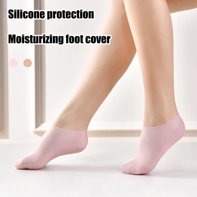 Silicone Moisturizing Gel Socks – Exfoliating Foot Spa Care Foot Care Socks SPOT