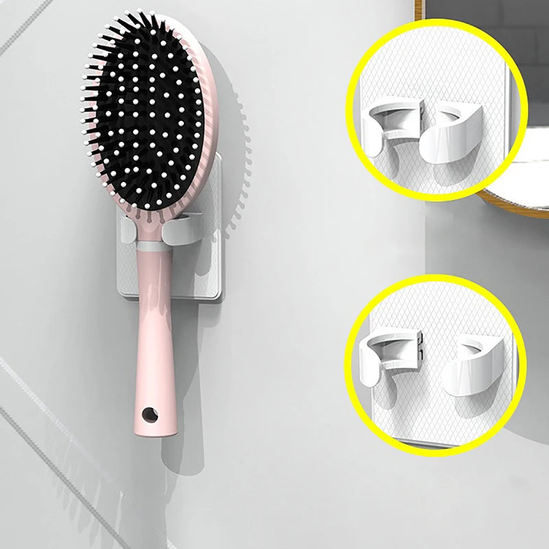 Wall-Mount Comb & Razor Holder – Adhesive Bathroom Organizer Bathroom Storage Rack SPOT
