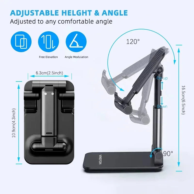 Foldable Tablet & Phone Stand – Adjustable Desktop Holder Tablet Phone Stand SPOT