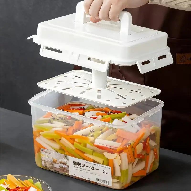 5L Kimchi Press Fermentation Jar – Pickle & Sauerkraut Container Fermentation Container SPOT