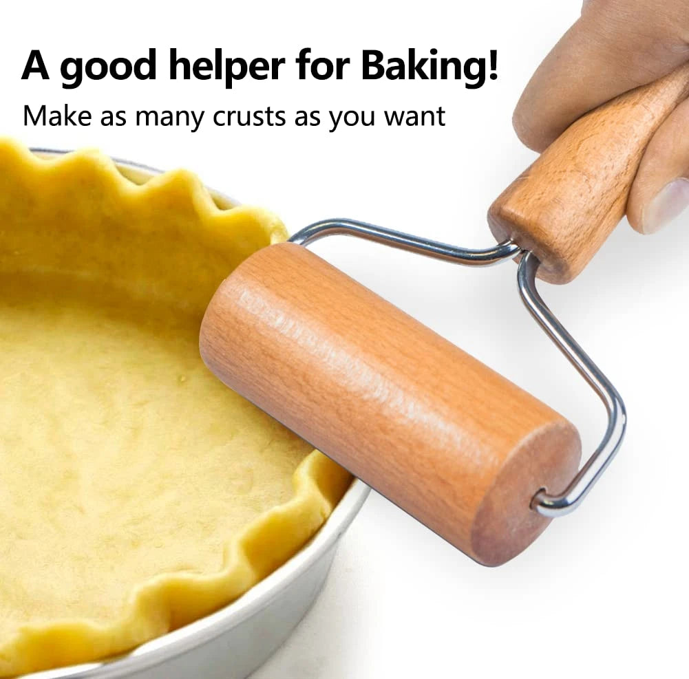 T-Shape Wooden Rolling Pin – Pastry & Dough Roller for Baking Wooden Rolling Pin SPOT