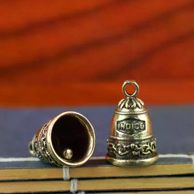 Mini Brass Bell – Antique Feng Shui Lucky Décor Pendant Decorative Bell SPOT Default Title