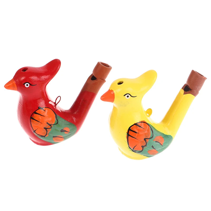 Ceramic Water Bird Whistle – Kids Musical Toy & Outdoor Use Musical Toy Whistle SPOT random 2pcs