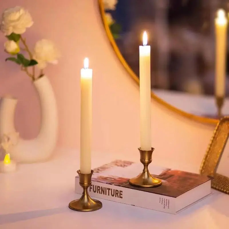 3-Piece Gold Candlestick Set – Elegant Table Décor Candlestick Set SPOT