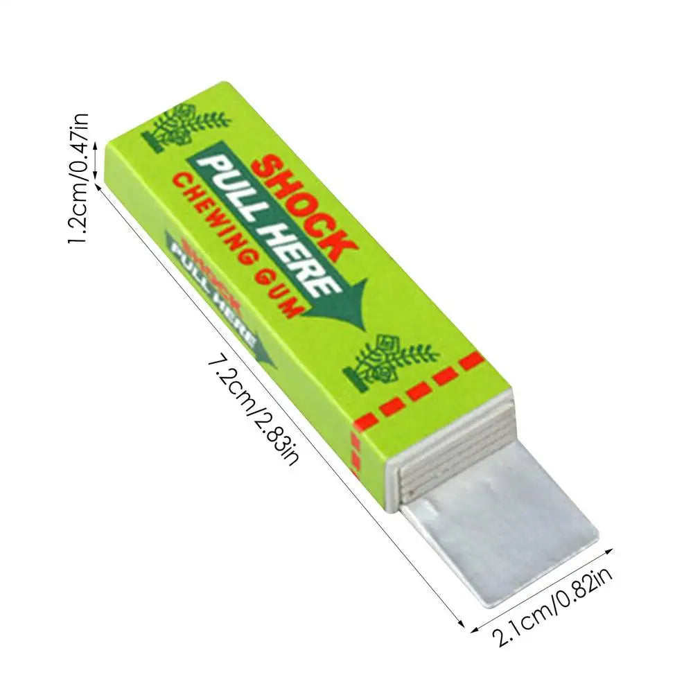 Electric Shock Chewing Gum Prank Toy – Funny Gag Gift Novelty Prank Toy SPOT Green 1 pc