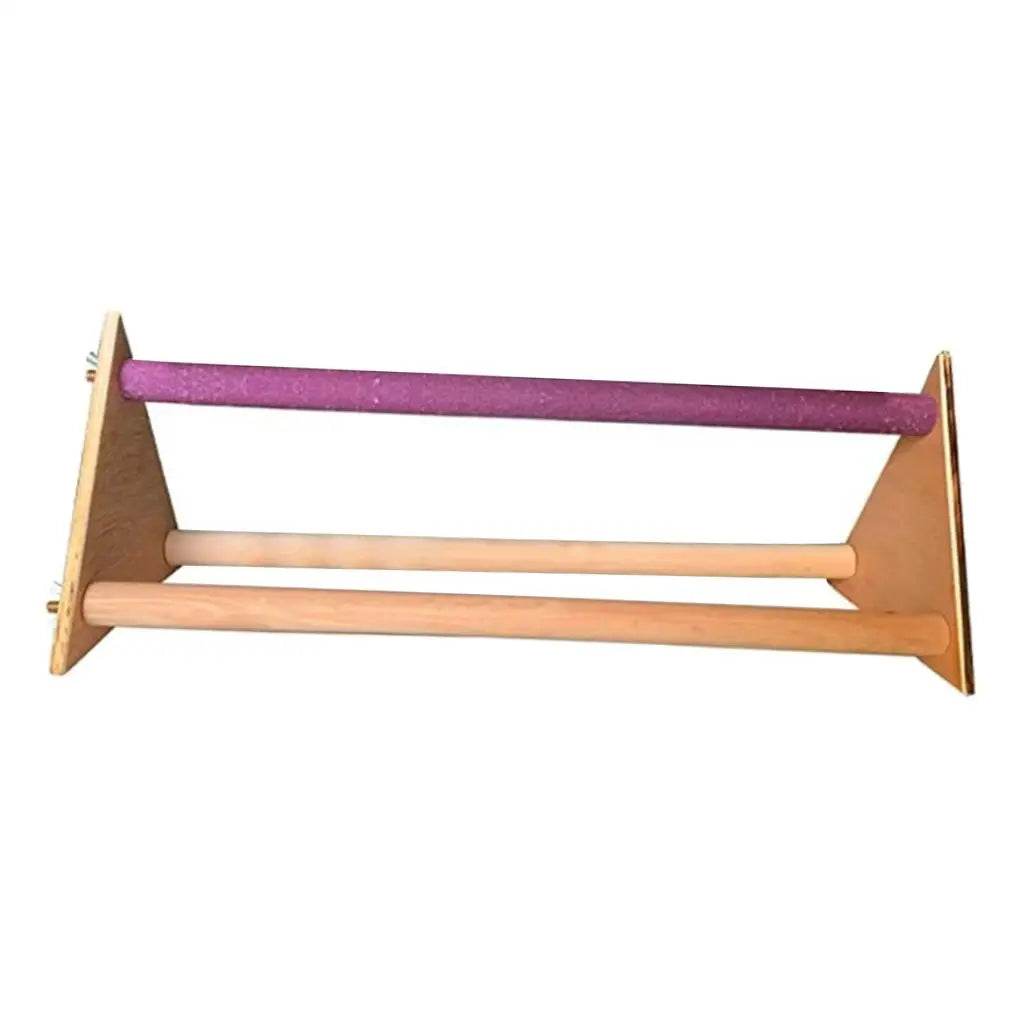 Wooden Parrot Perch Platform – Bird Climbing Exercise Stand Bird Perch Stand SPOT