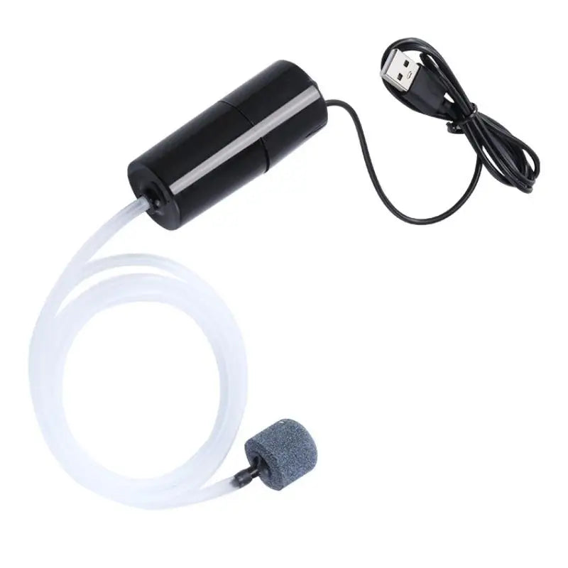 Silent USB Mini Aquarium Air Pump – Portable Fish Tank Oxygenator Aquarium Air Pump SPOT