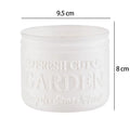 Mini Round Succulent Planter Pot – Desktop & Balcony Decor Succulent Planter Pot SPOT White