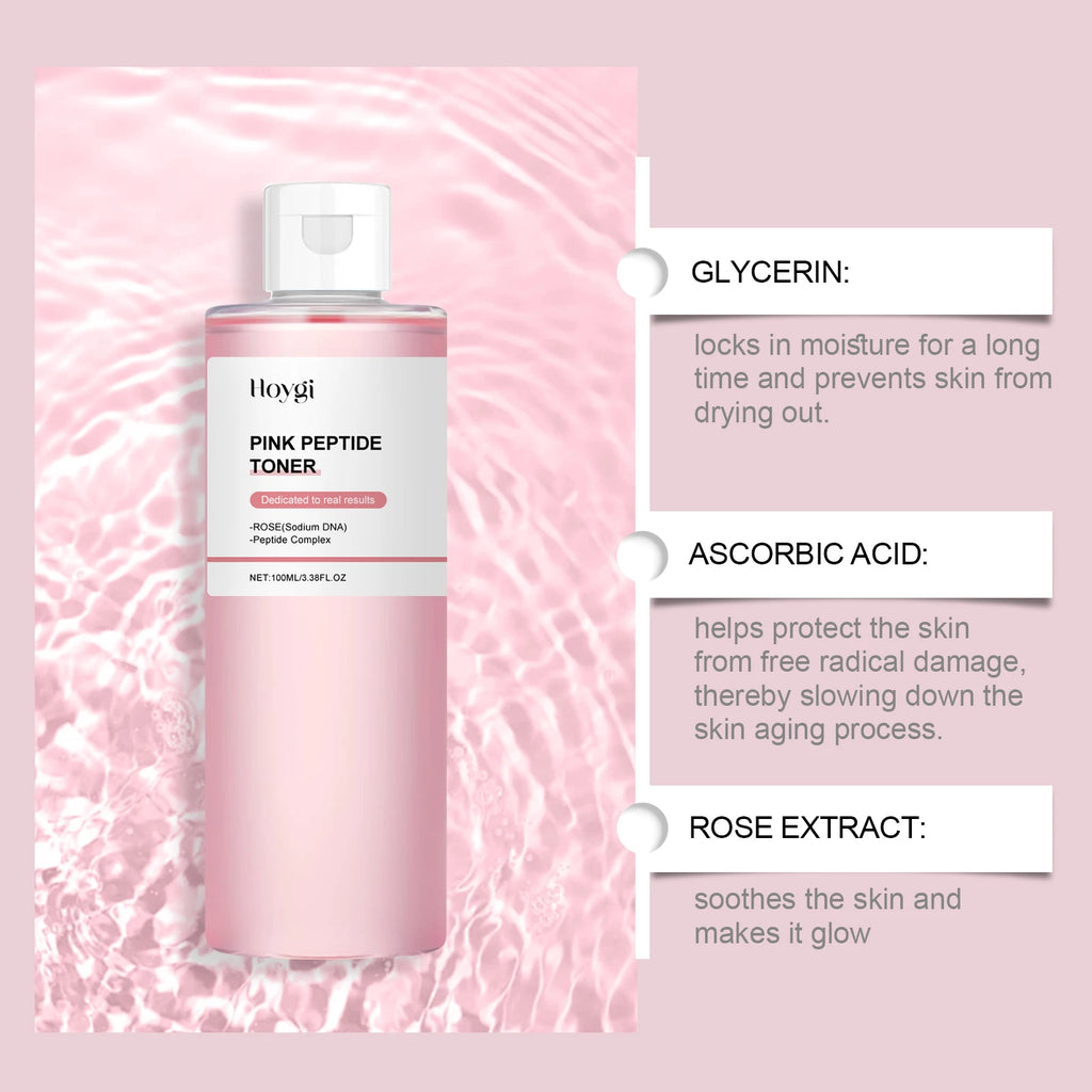 Hoygi Rose Peptide Toner – Brightening & Hydrating | 100ml Facial Toner SPOT