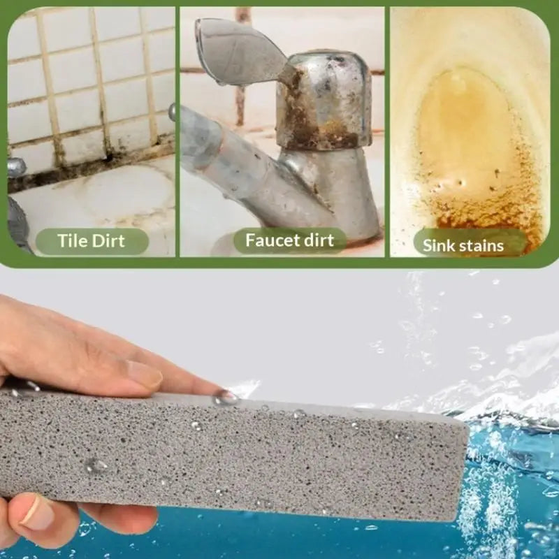 Pumice Stone Scouring Pads 2-Pack – Hard Water Stain Remover Pumice Scouring Pads SPOT