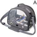 Portable Bird Carrier Backpack with Perch & Mesh Windows Bird Travel Carrier SPOT Grey