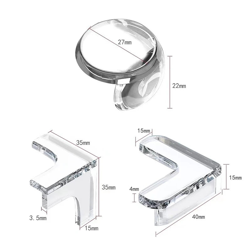 Baby Corner Protectors – Widened PVC Furniture Edge & Corner Guards Baby Corner Guards SPOT