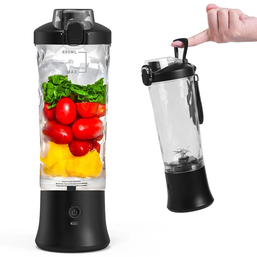 DUTRIEUX 600ml Portable USB Rechargeable Smoothie Blender BPA-Free Portable Blender SPOT