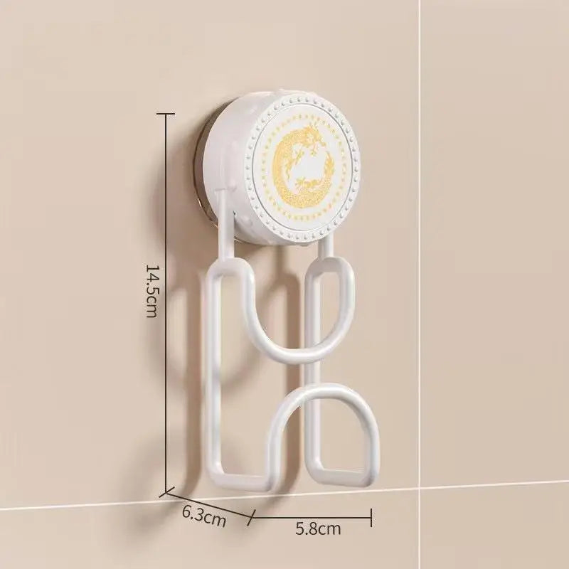 No-Drill Suction Cup Basin Hook – Adjustable Bathroom Hanger Suction Cup Hook SPOT White