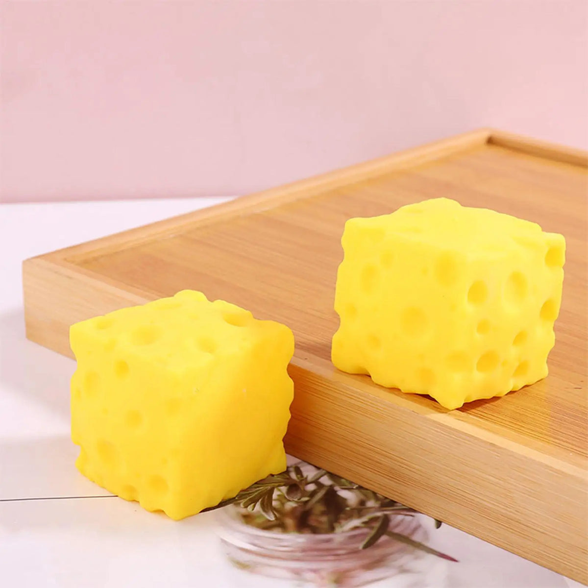 Cheese Squishy Fidget Toy – Slow Rebound Silicone Squeeze Squishy Fidget Toy SPOT