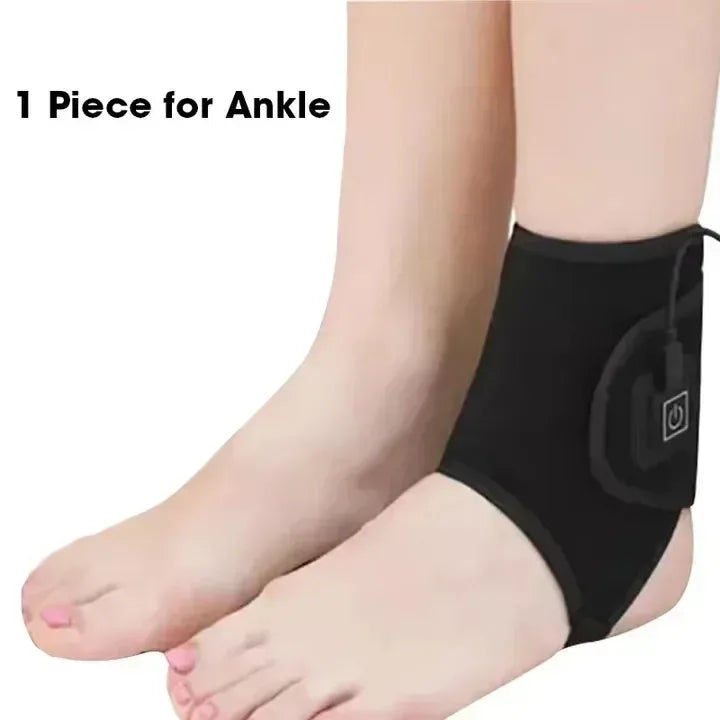 Electric Heated Compression Brace – Knee, Wrist, Ankle & Neck Heated Compression Brace SPOT 1 Foot USB Type-C