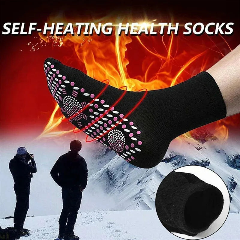 Tourmaline Self-Heating Thermal Socks – 1, 3 or 5 Pairs Thermal Socks SPOT