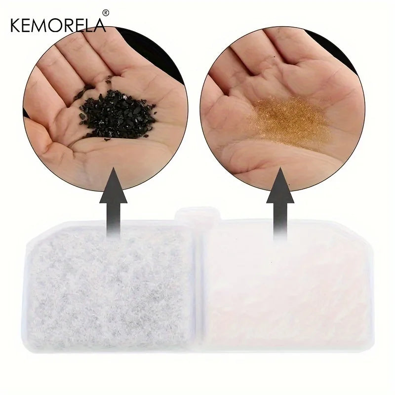 KEMORELA Pet Water Fountain Carbon Filters 10/16-Pack 113x43mm Pet Fountain Filter SPOT
