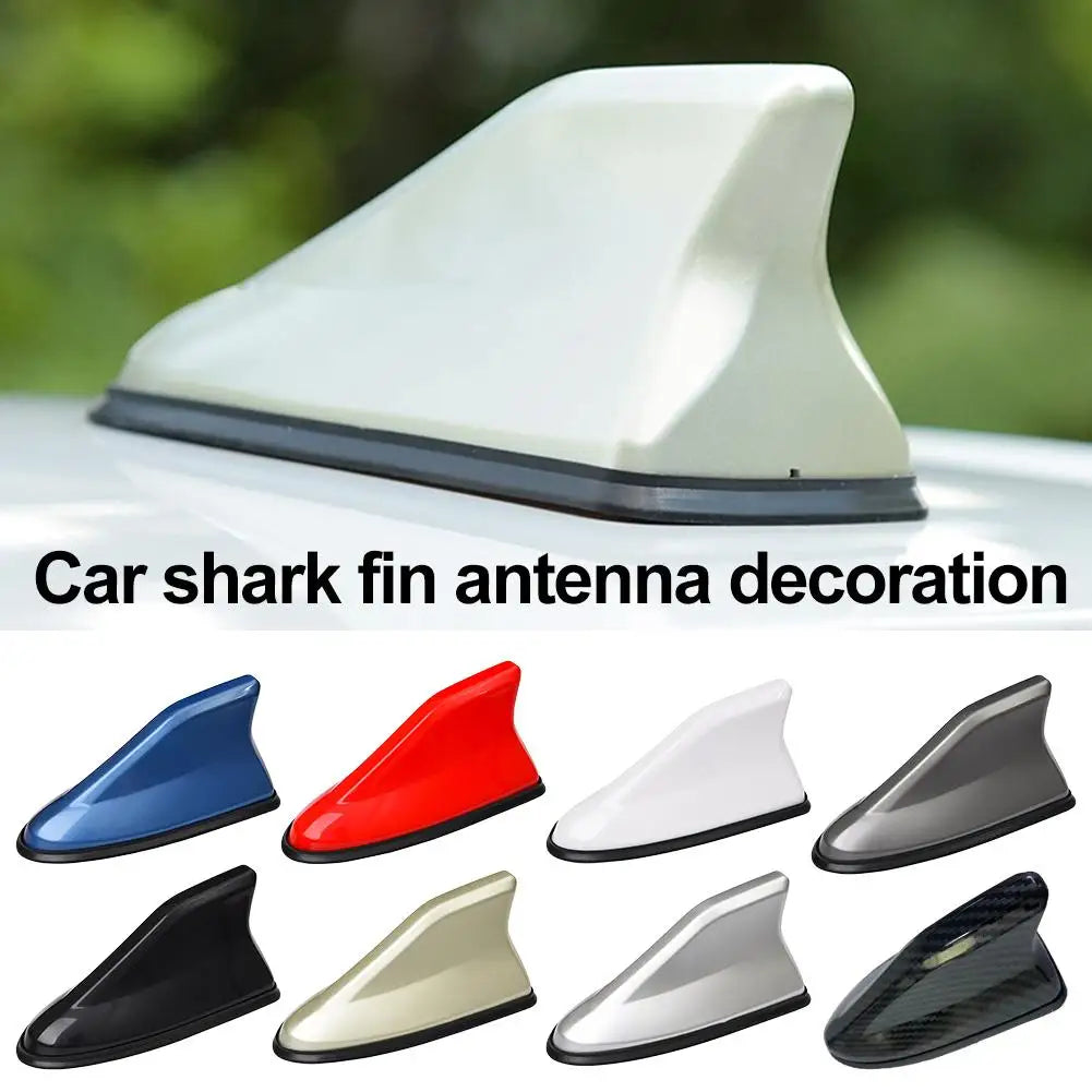 Car Shark Fin Antenna Decorative Cover – Universal Roof Fin Car Antenna Decor SPOT