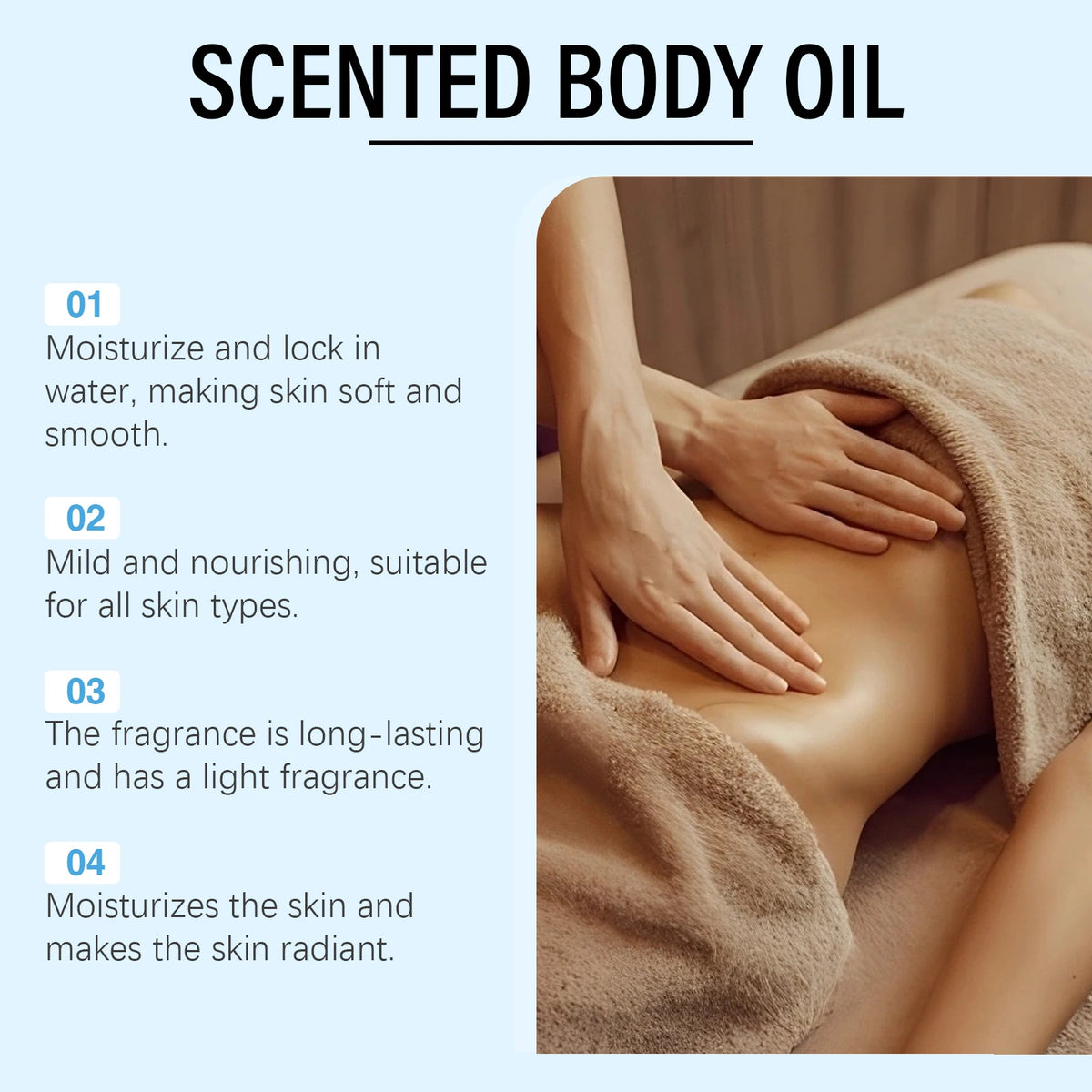 Caramel Vanilla Body Massage Oil – Moisturizing 100ml Body Massage Oil SPOT