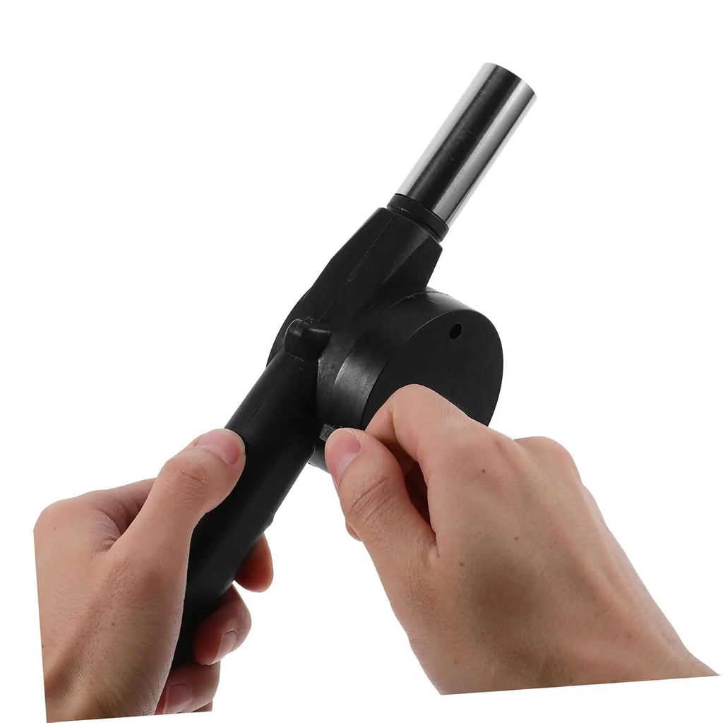 Hand Crank BBQ Blower – Manual Charcoal Fire Starter Fan BBQ Fire Blower SPOT