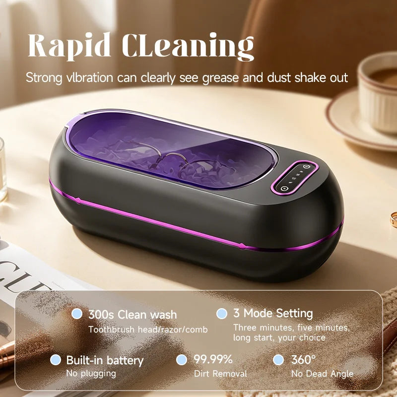 45kHz Ultrasonic Cleaner – Jewelry, Glasses & Watches Sonic Bath Ultrasonic Cleaner SPOT