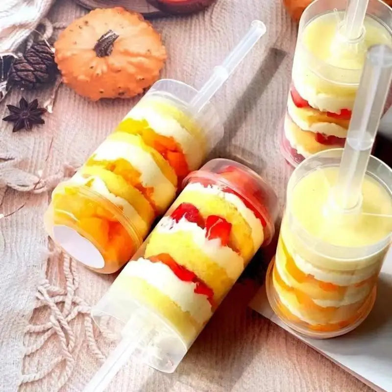 10-Pack Clear Push-Up Cake Containers – BPA-Free Reusable Push-Up Cake Molds SPOT Default Title