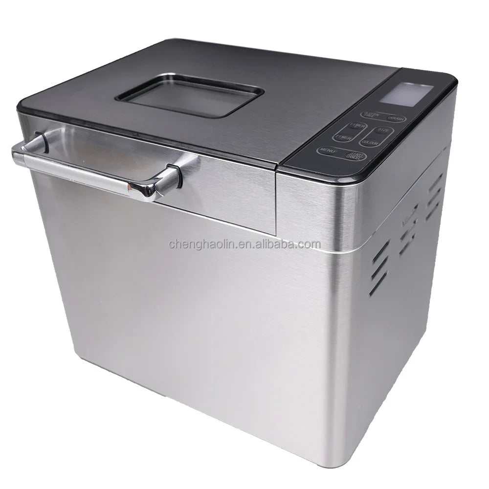 2LB 13-Program Stainless Steel Electric Bread Maker – Gluten-Free Electric Bread Maker SPOT