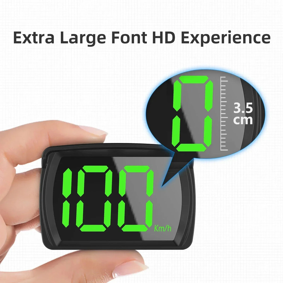 Car GPS HUD Head-Up Display – Digital KMH/MPH Speedometer Car HUD Display SPOT