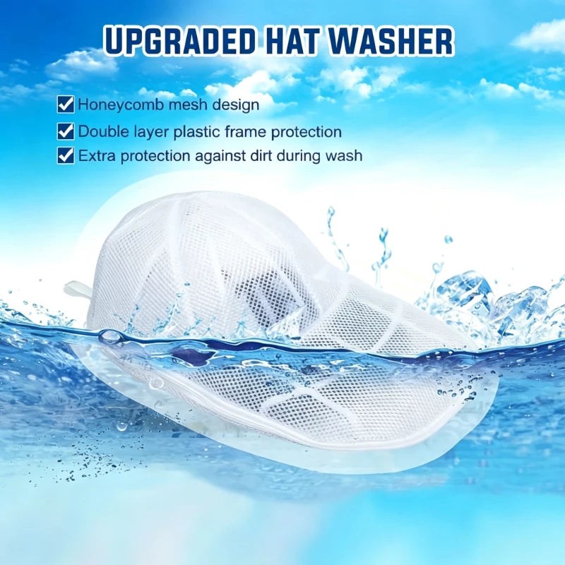 2-Pack Hat Washing Frame – Anti-Deformation Cap Washer Rack Hat Washing Frame SPOT