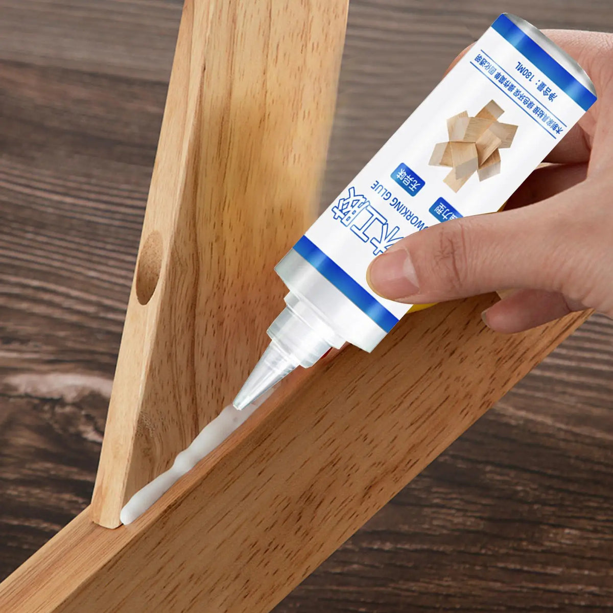 180ml Transparent Wood Glue – Strong Carpenter Adhesive Wood Glue Adhesive SPOT