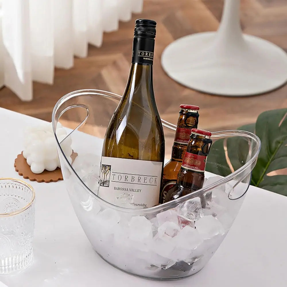 Acrylic Ingot Ice Bucket – Champagne & Wine Cooler Tub Acrylic Ice Bucket SPOT