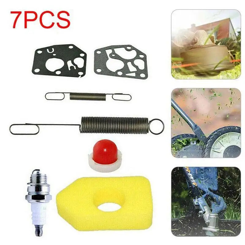 Carburetor Gasket Kit for Briggs & Stratton 691859 692211 – 7 Pc Lawn Mower Repair Kit SPOT
