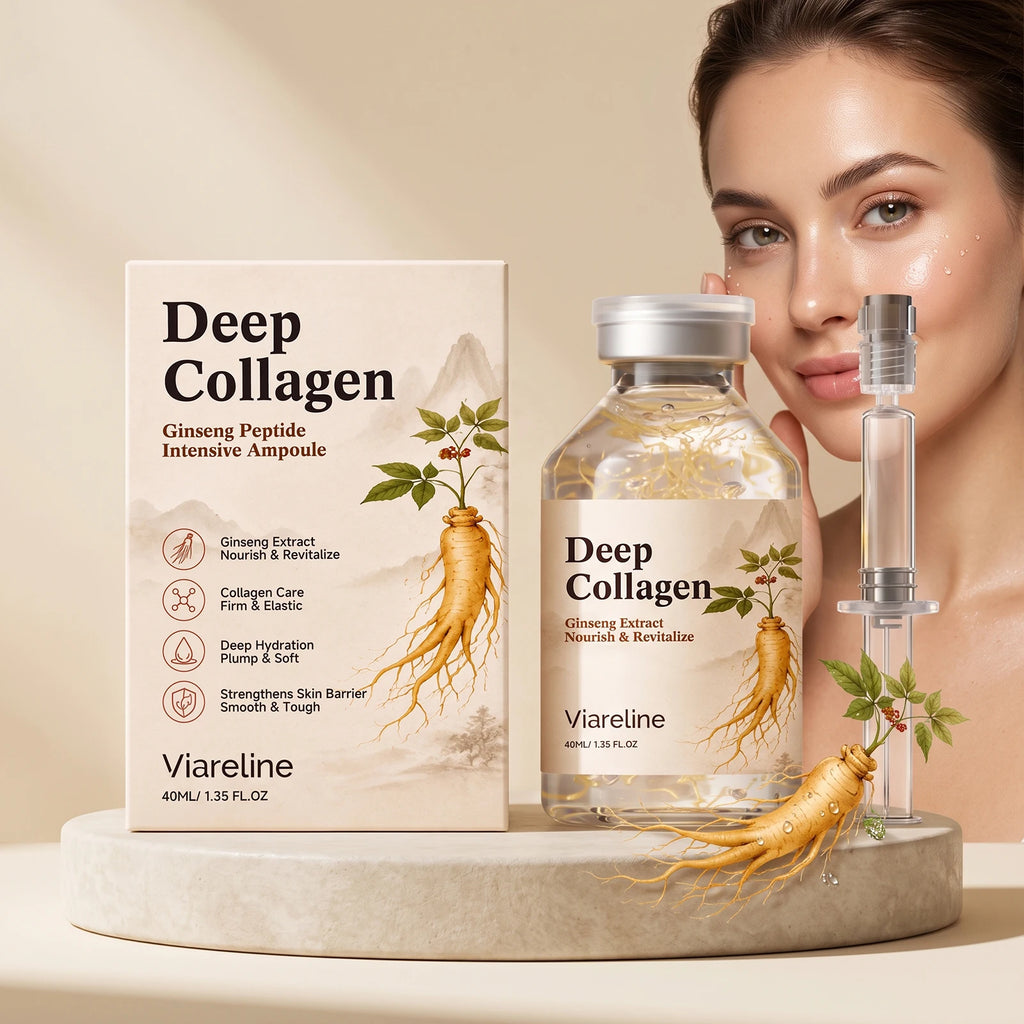 VIARELINE Ginseng Collagen Ampoule Serum – Firming & Brightening Face Serum SPOT