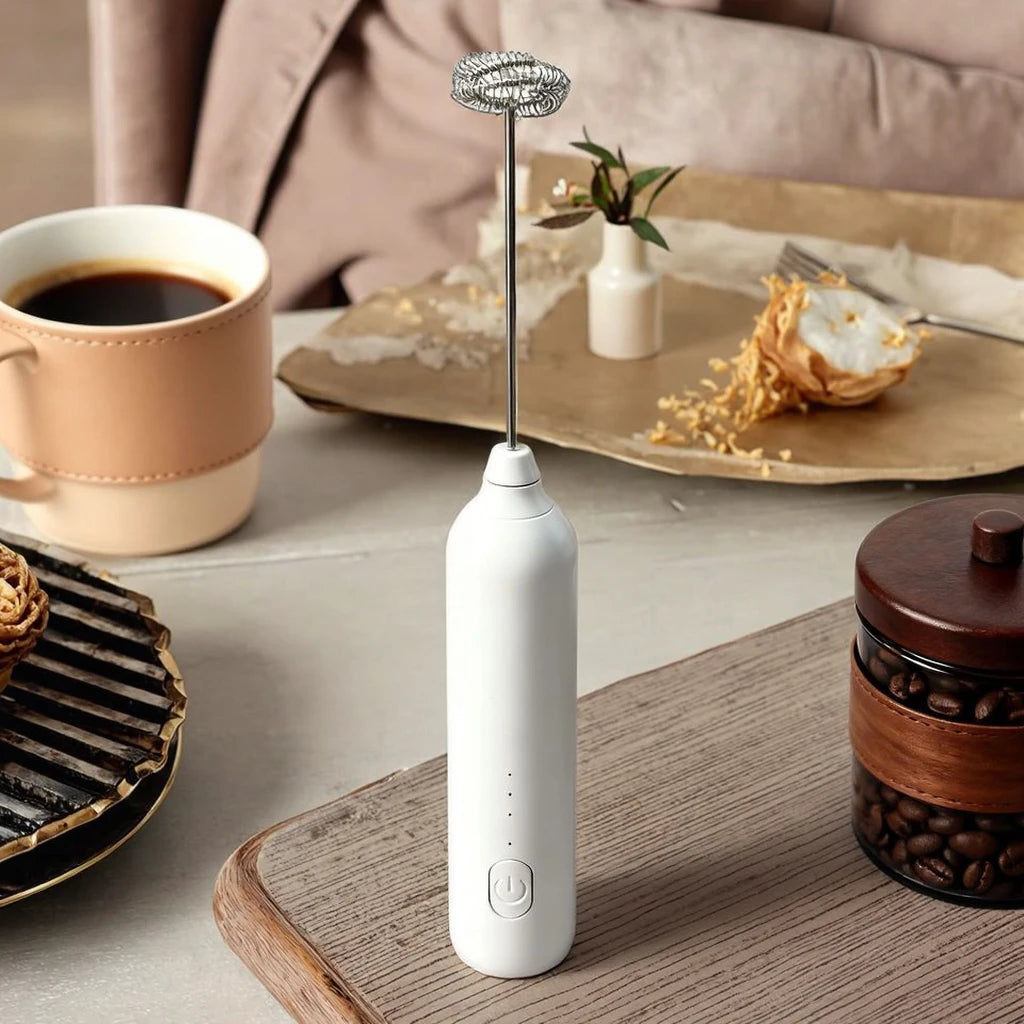 USB Rechargeable Electric Milk Frother & Coffee Whisk Mixer Electric Milk Frother SPOT