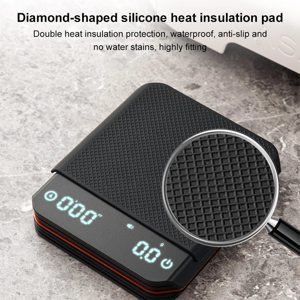 2kg Digital Coffee & Kitchen Scale – 0.1g Precision Rechargeable Digital Kitchen Scale SPOT