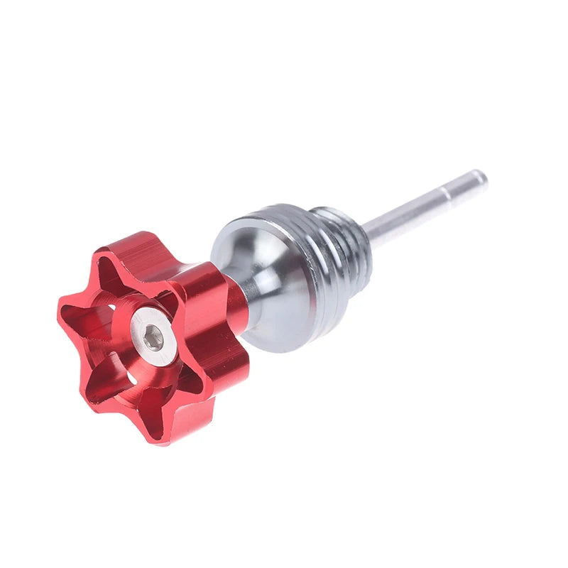 Universal Motorcycle Oil Dipstick Filler Cap – Aluminum Alloy Oil Dipstick Cap SPOT Red