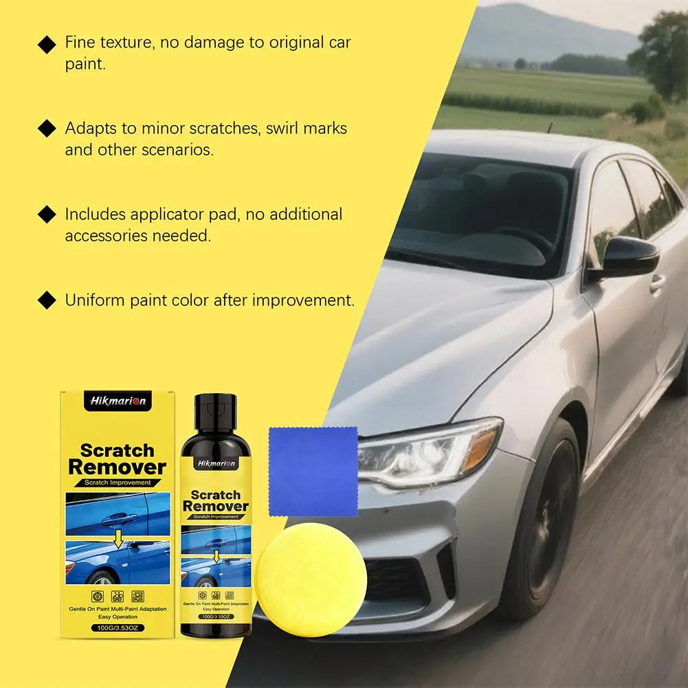 Car Scratch Repair Polishing Compound Kit + Sponge Applicator Auto Polishing Compound SPOT