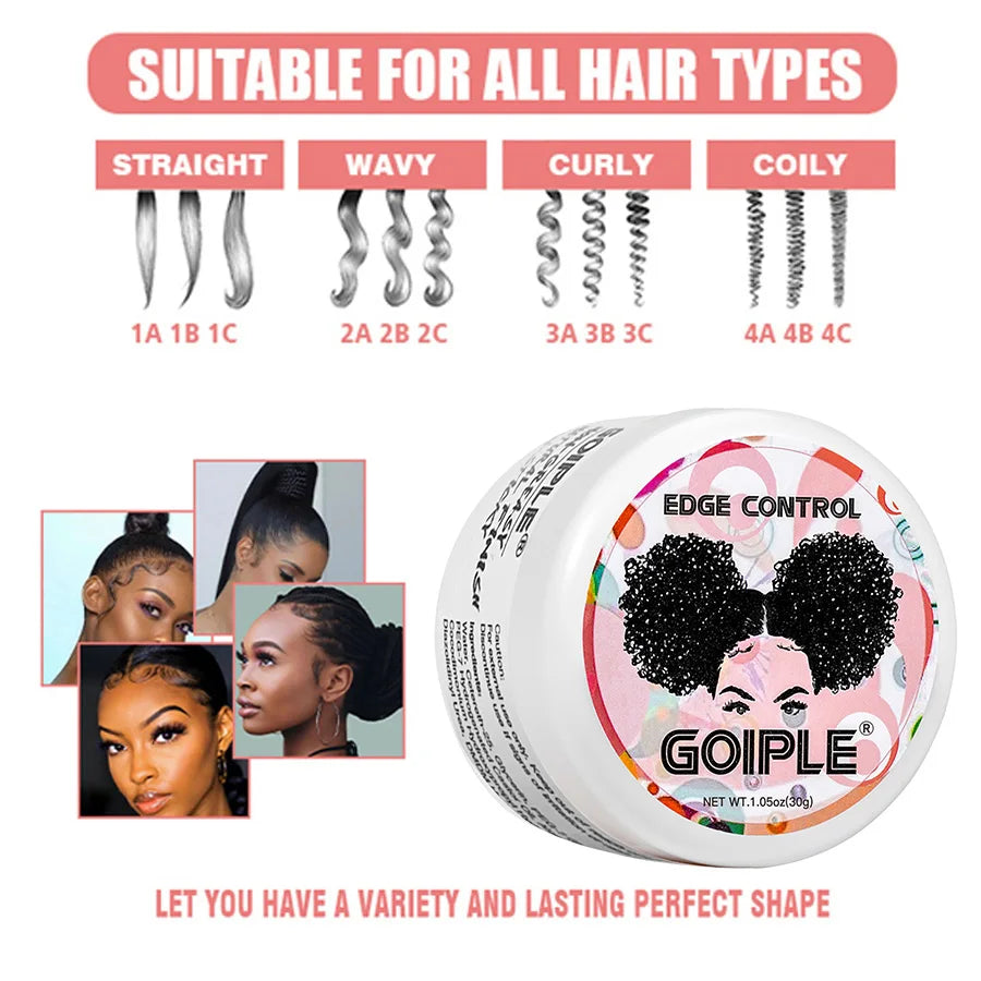 Goiple Olive Oil Edge Control Gel – 24Hr Hold Styling Cream Edge Control Gel SPOT