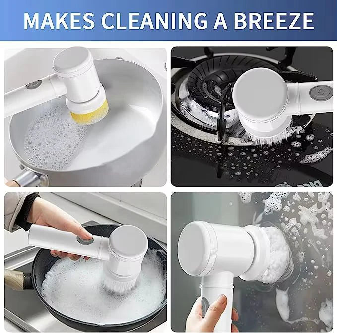 Cordless Electric Spin Scrubber – Kitchen & Bathroom Brush Electric Scrub Brush SPOT