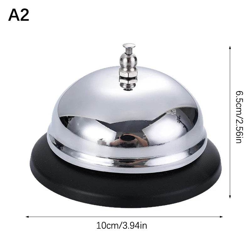 Vintage Metal Service Bell – Counter Desk Bell for Restaurant Counter Service Bell SPOT A2