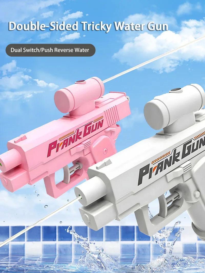 Double-Sided Reverse Water Gun – Mini Tactical Summer Prank Toy Water Prank Toy SPOT