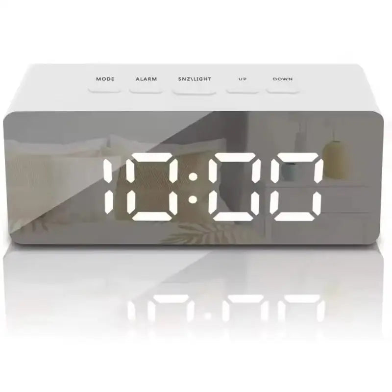 HUXUAN LED Digital Alarm Clock – Temp Display & Night Light LED Alarm Clock SPOT