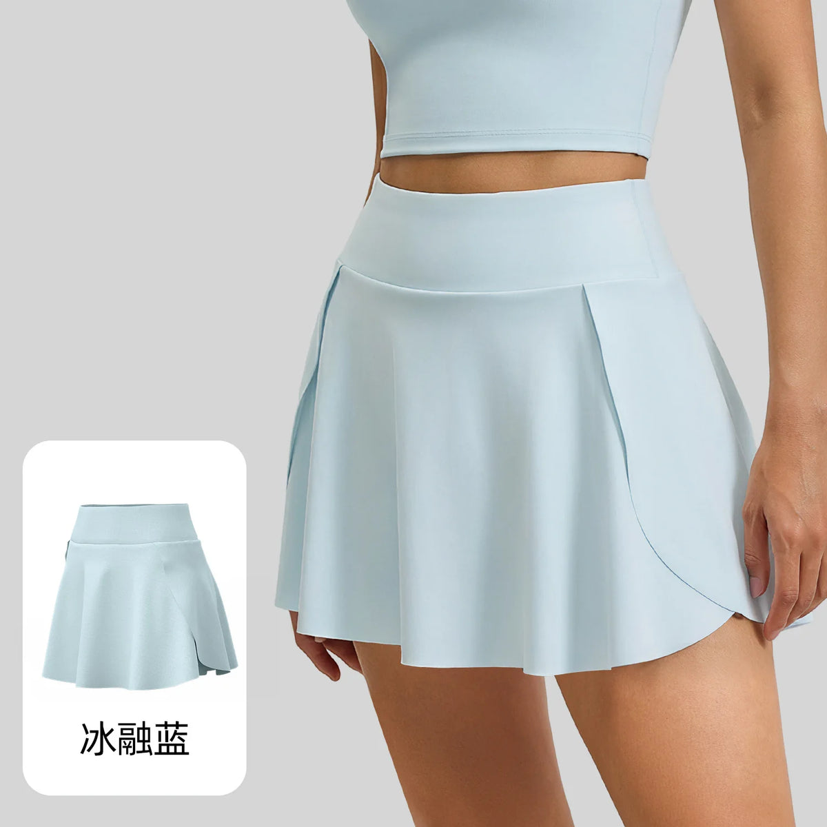 Women's Mini Pleated Tennis Skort – Active Golf & Gym Skirt Active Tennis Skort SPOT blue M