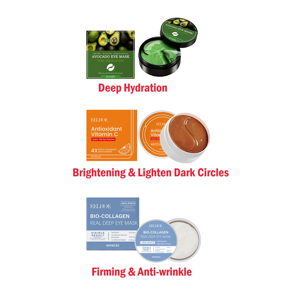 EELHOE Under Eye Patches – Hyaluronic Acid, Collagen & Vitamin C Under Eye Patches SPOT